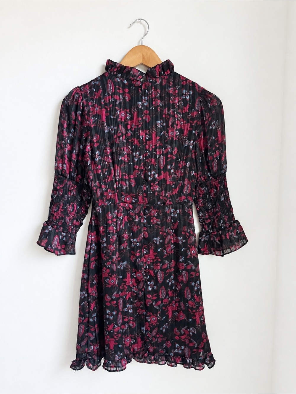 Urban Outfitters Mock Neck Mini Dress Floral